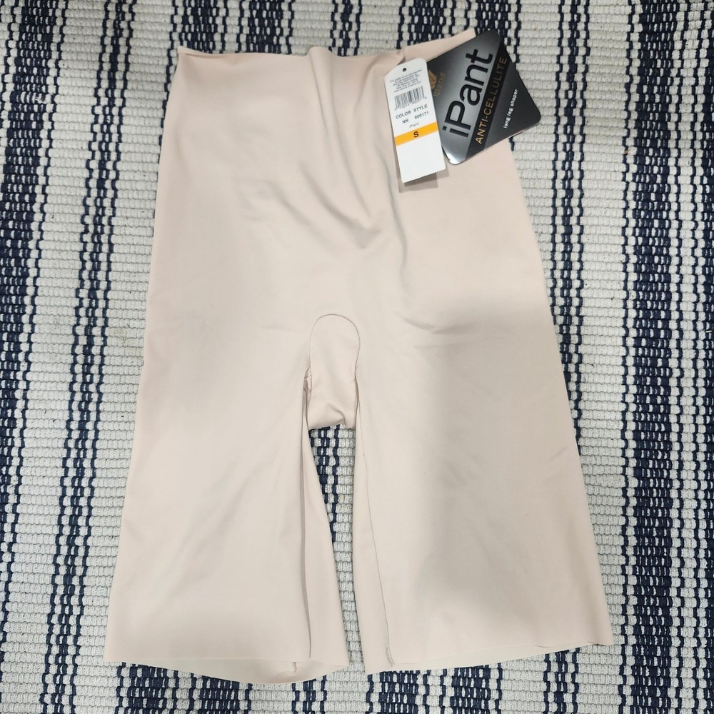 Wacoal iPant Anti-Cellulite Long Leg Shaper Nude Shapewear 809171 Small NWT